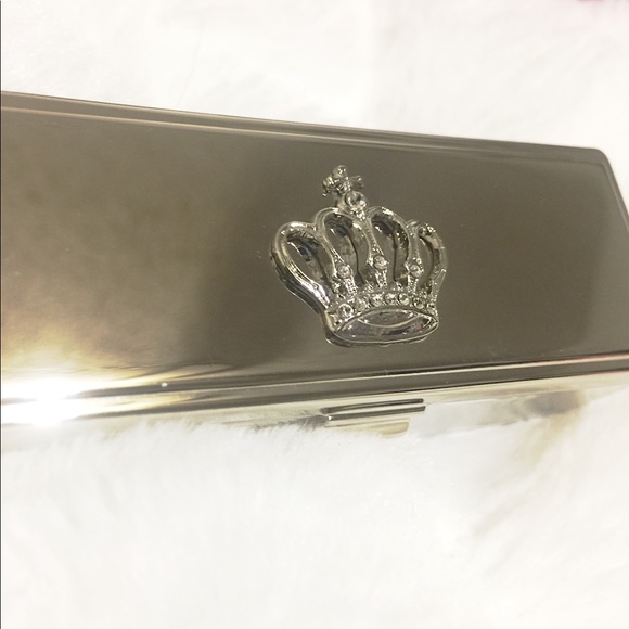 💄Beautiful, Crystal Crown Lipstick Case & Mirror - Picture 7 of 8
